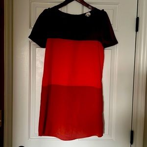 Maison Scotch size 1 EUC color block dress.
